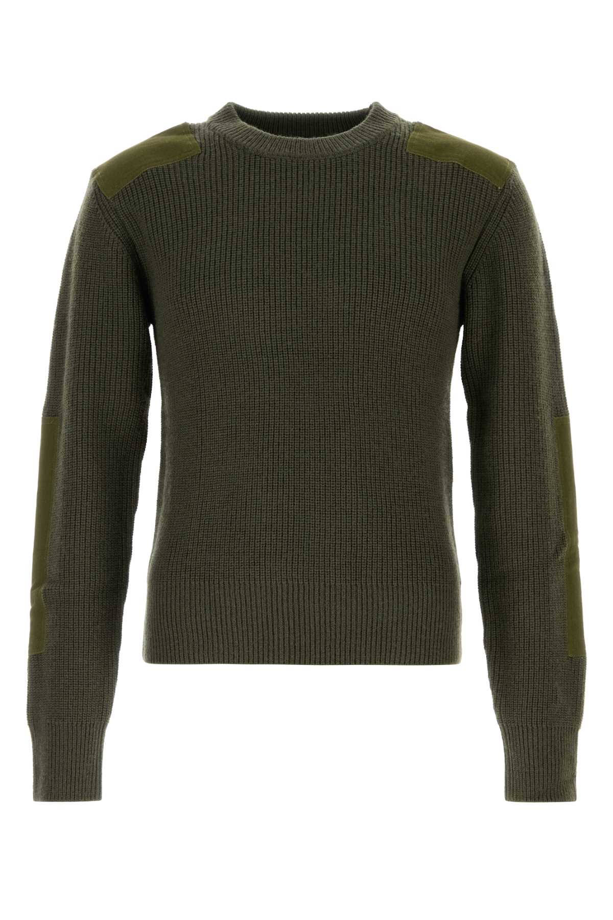 Gimaguas Olive Green Wool And Acrylic Larry Sweater In Green