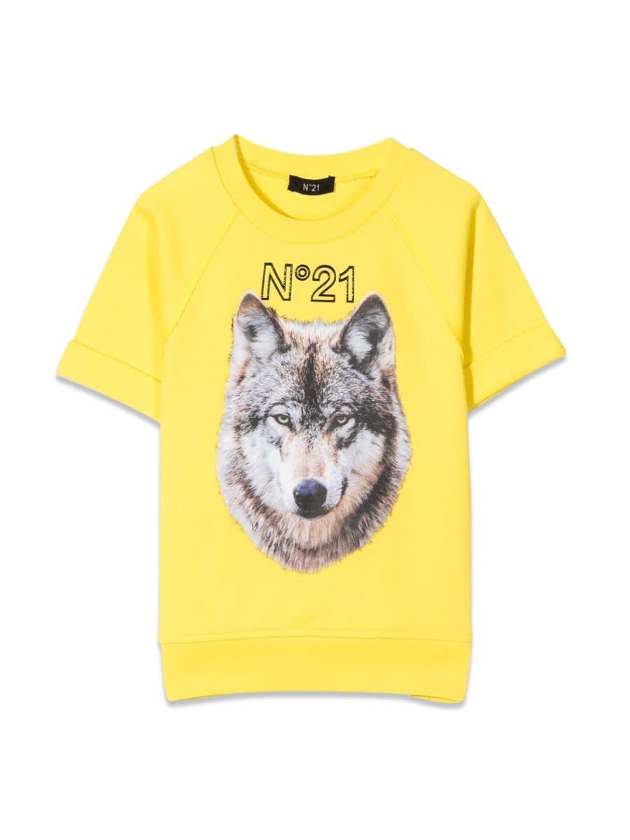 Shop N°21 Sweatshirt In Yellow