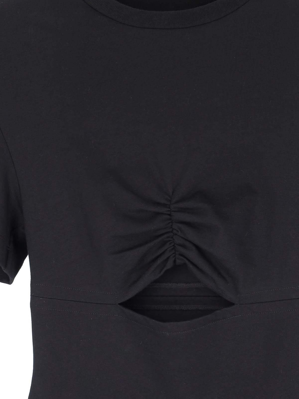 Shop Nensi Dojaka Cut-out Mini Dress In Black