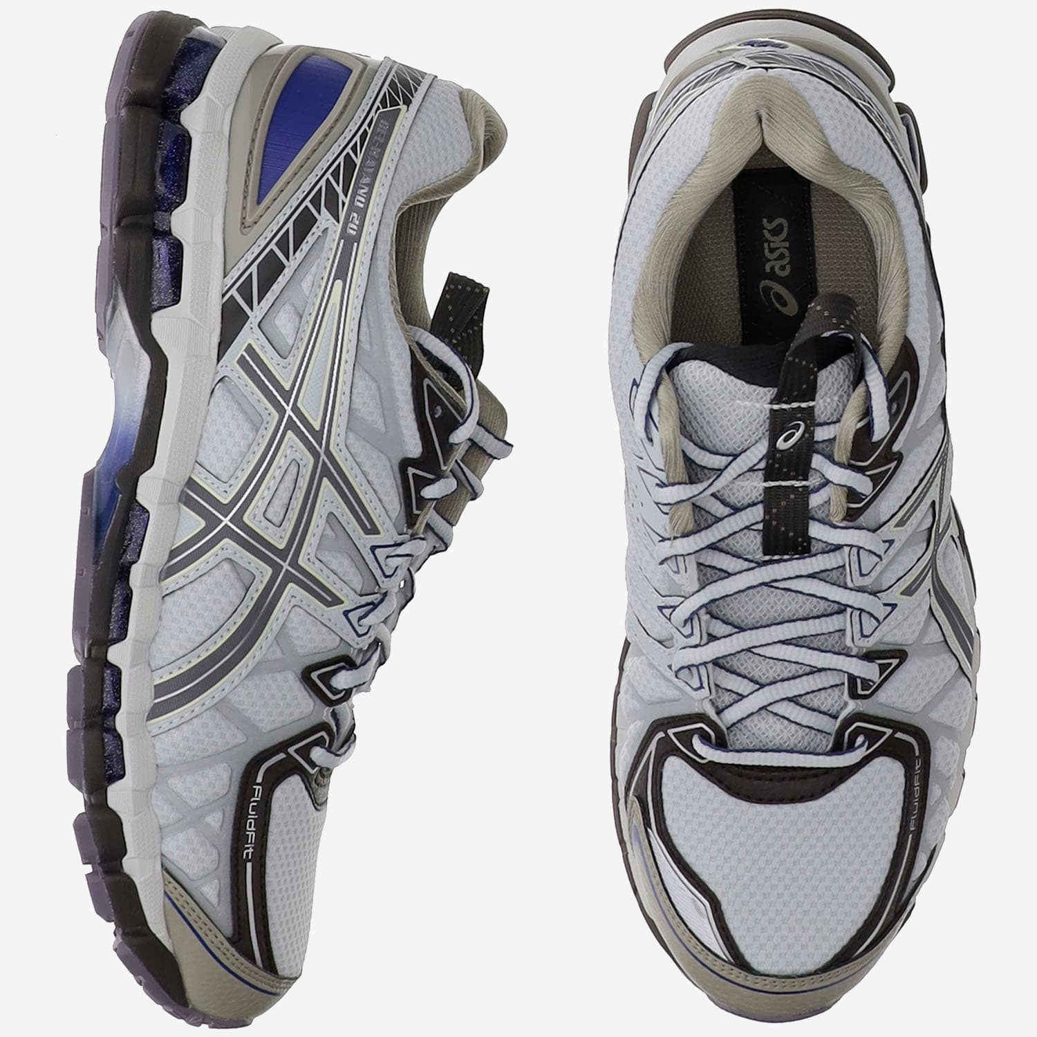 Asics Man Sneakers Light Grey Size 8.5 Textile Fibers In Glagrelavgre