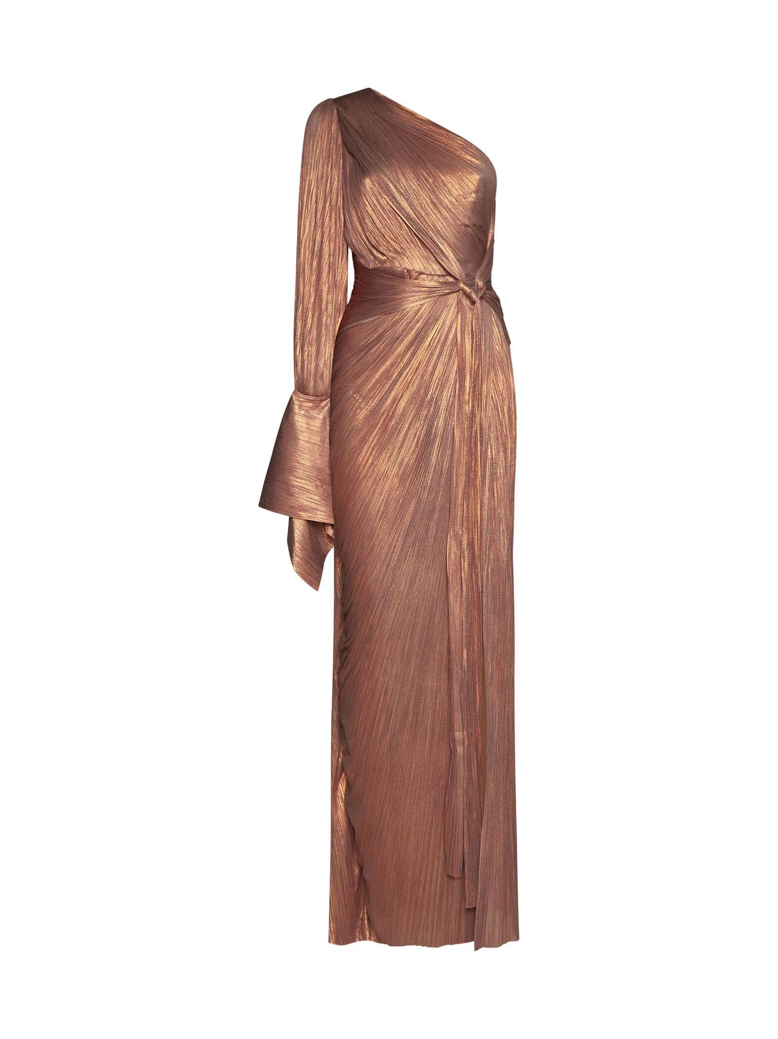 Shop Maria Lucia Hohan Dress In Brown