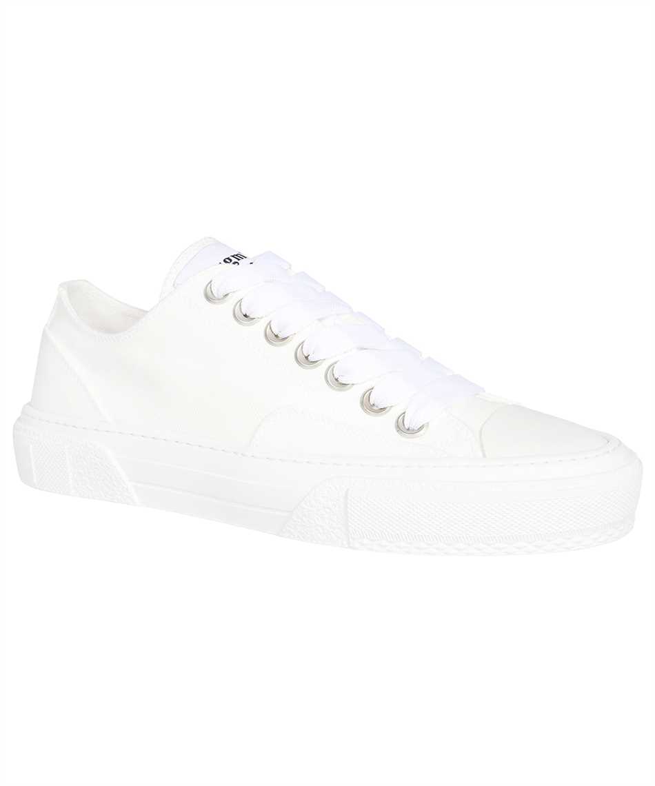 Msgm Canvas Sneakers In White