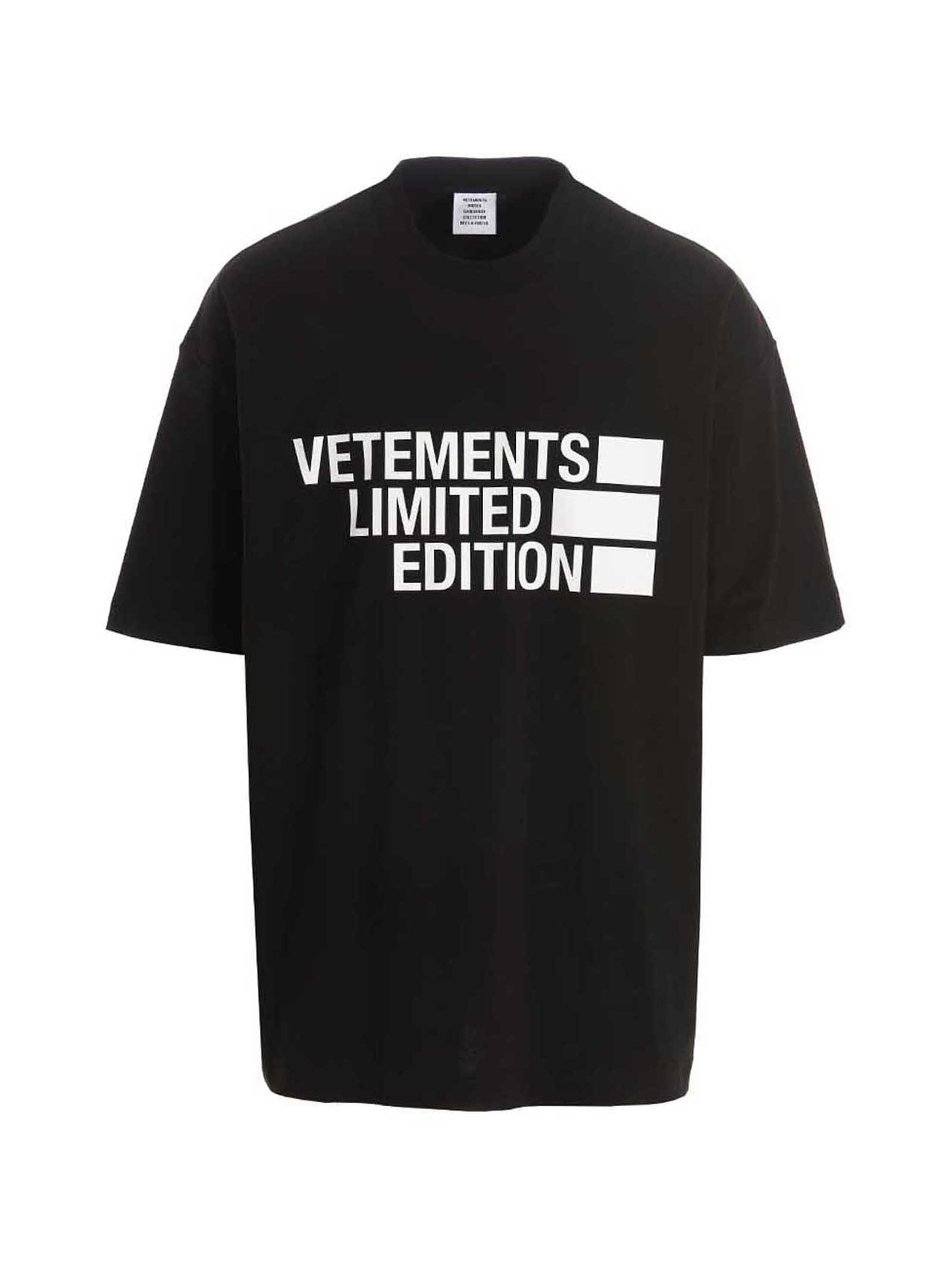 VETEMENTS T-shirt limited Edition