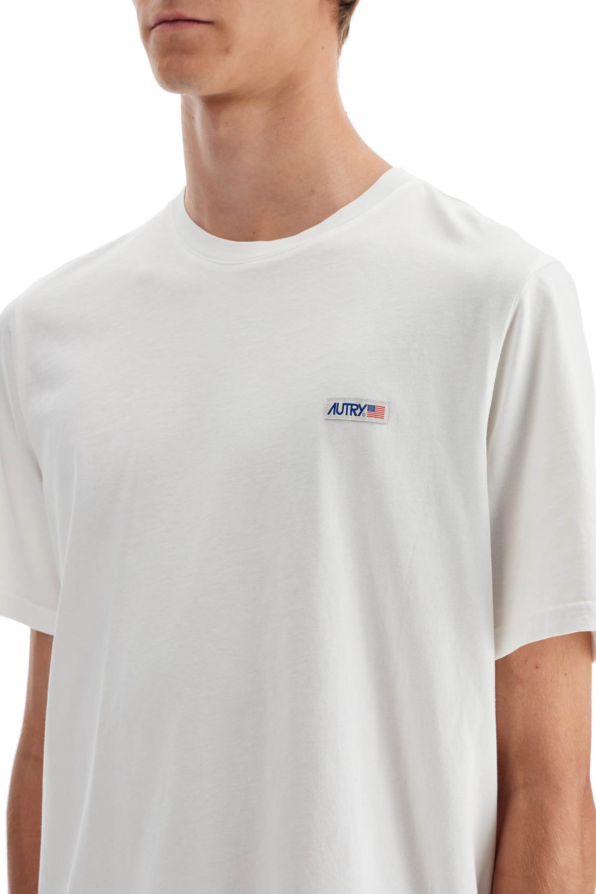 Shop Autry Logo T-shirt In White