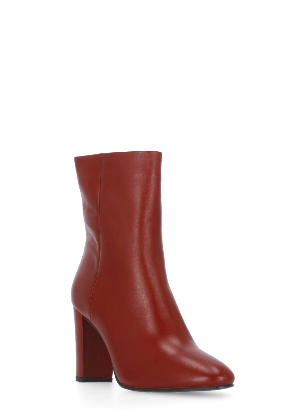 Shop Julie Dee Leather Boots In Bordeaux