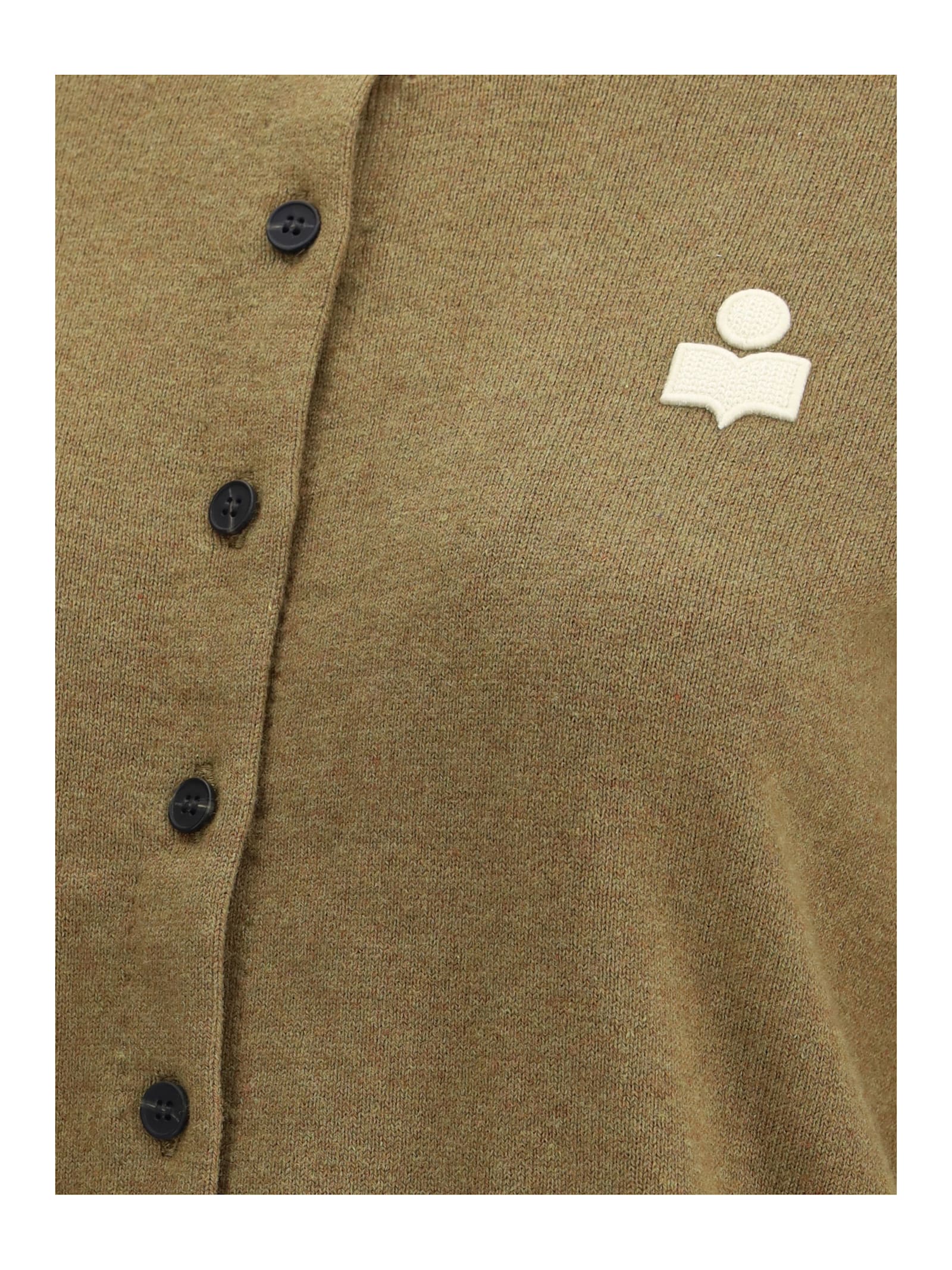 Isabel Marant Étoile Mona Cardigan In Brown