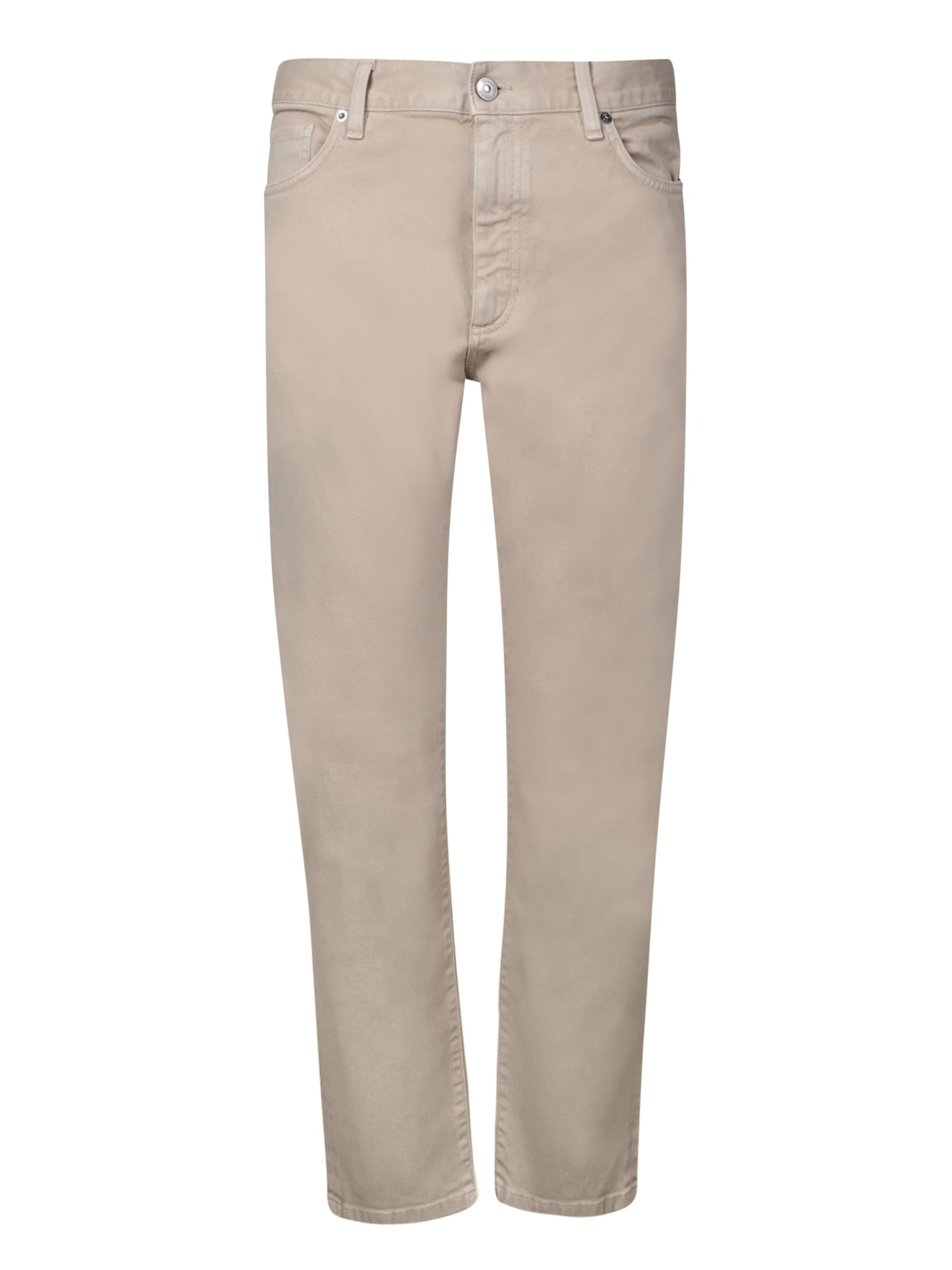 Zegna Skinny Jeans In Beige