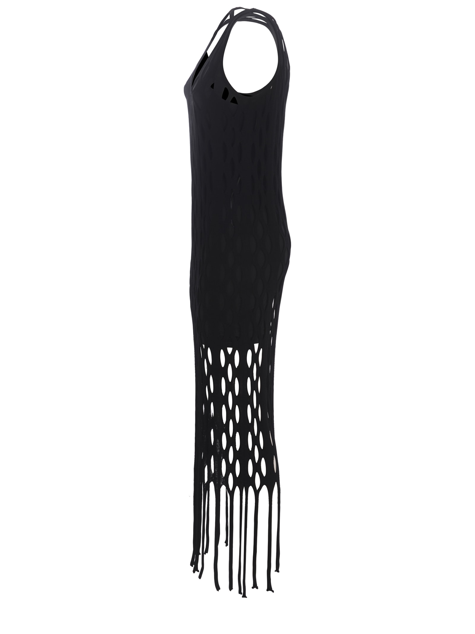 Shop Pinko Dress  Killbill Made Of Knitted In Black