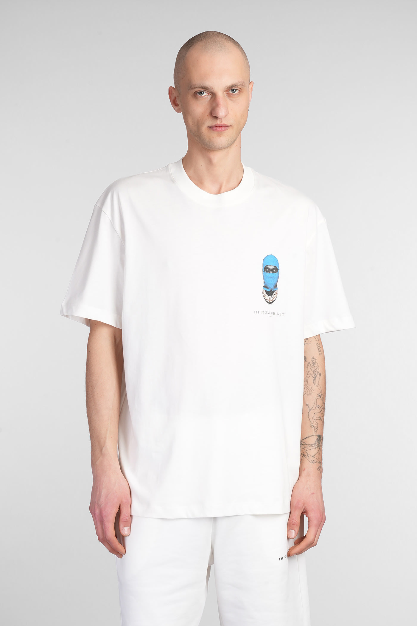 T-shirt In White Cotton