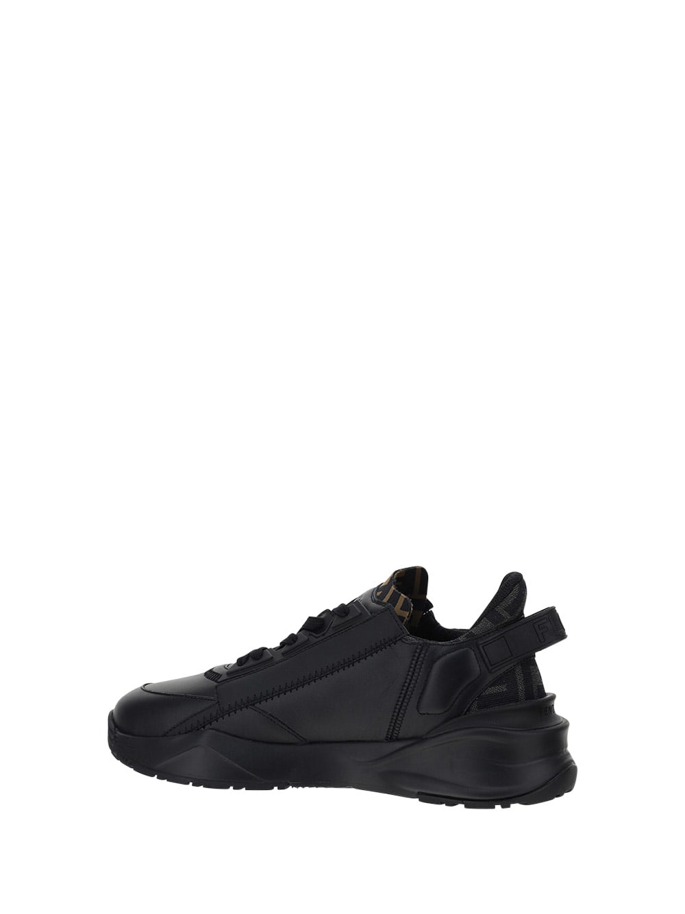 Fendi Flow Low-top Sneakers In Black