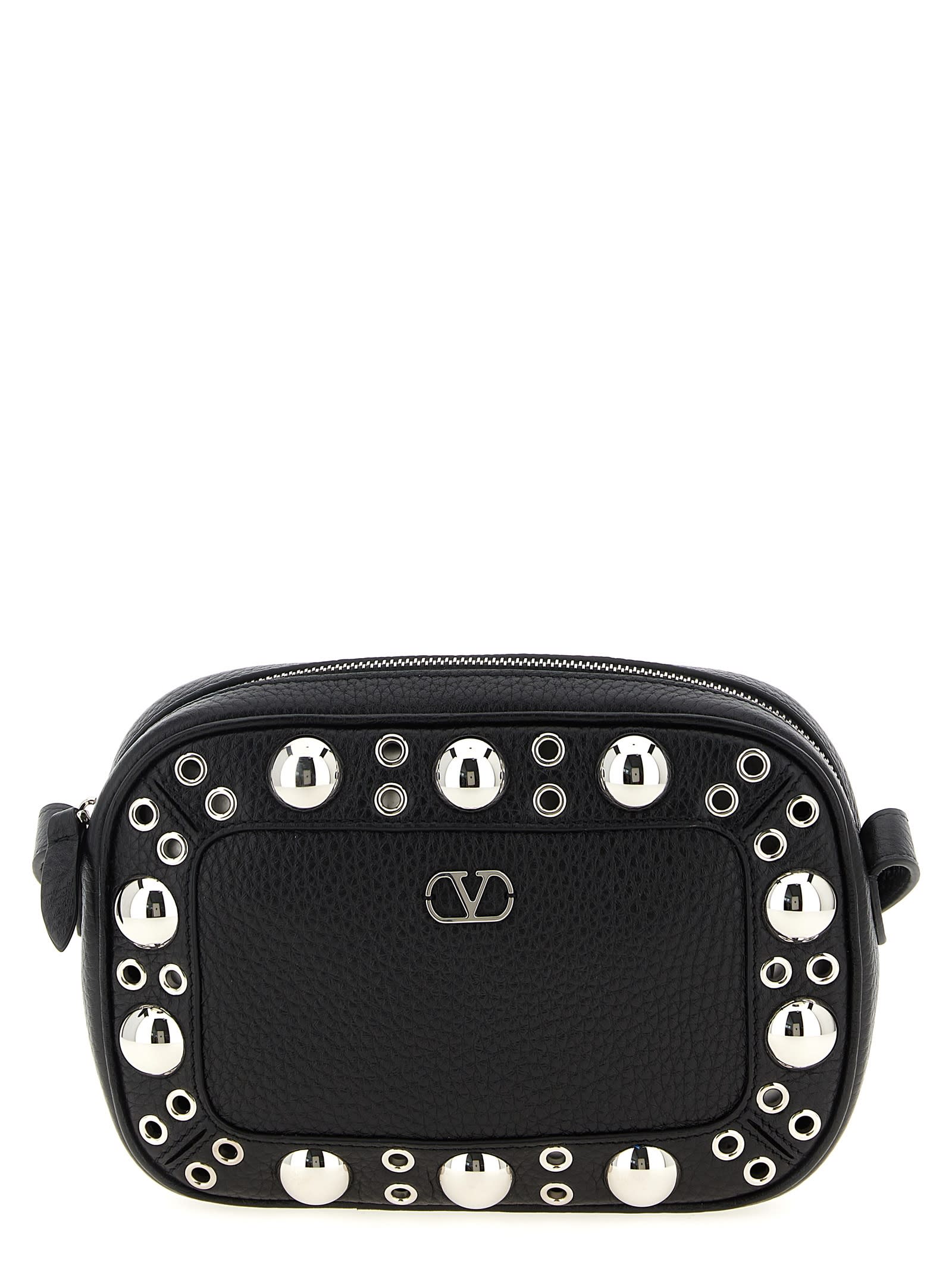 Valentino Garavani Garavani 'nellcôte' Shoulder Bag In Black