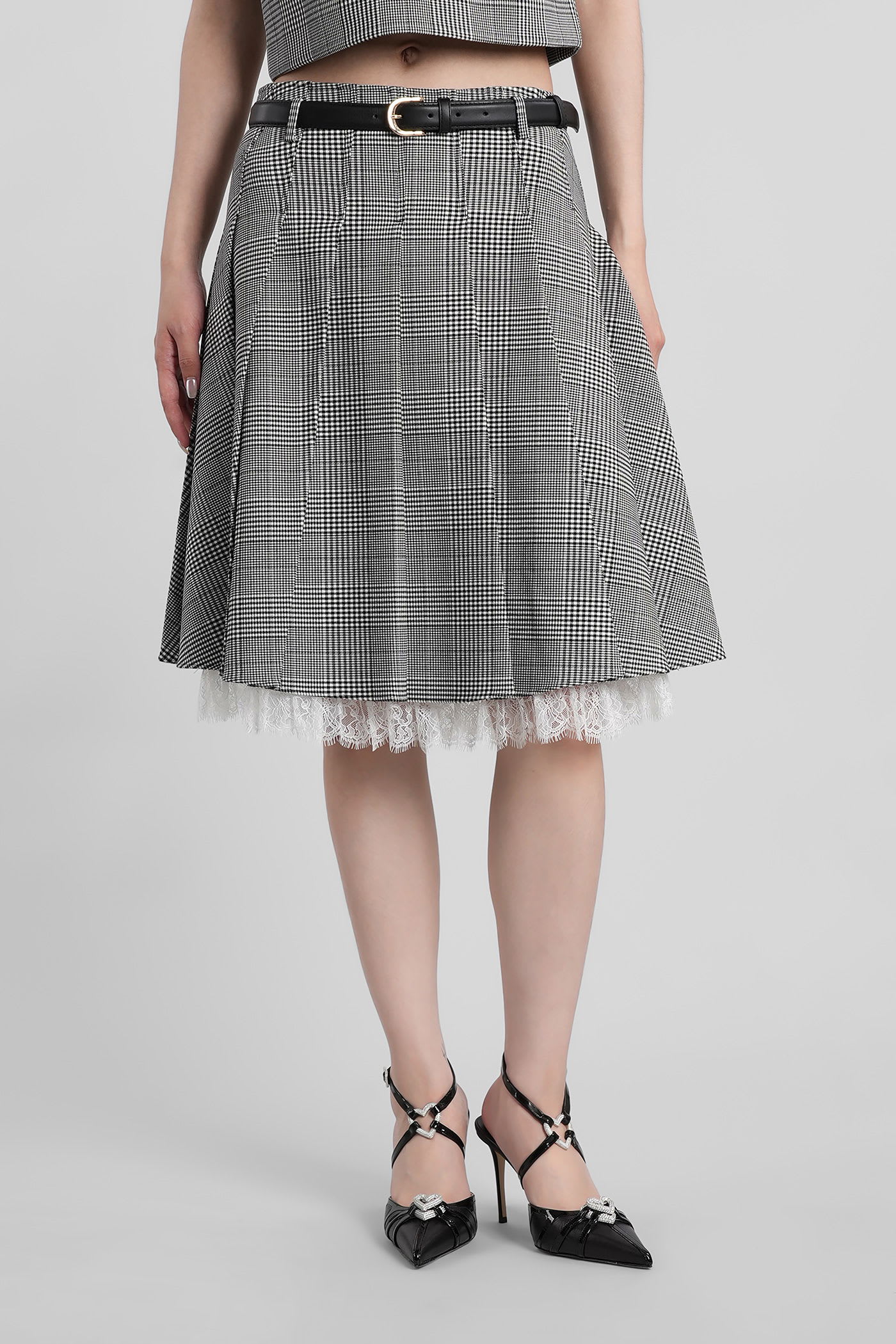 Skirt In Black Polyester