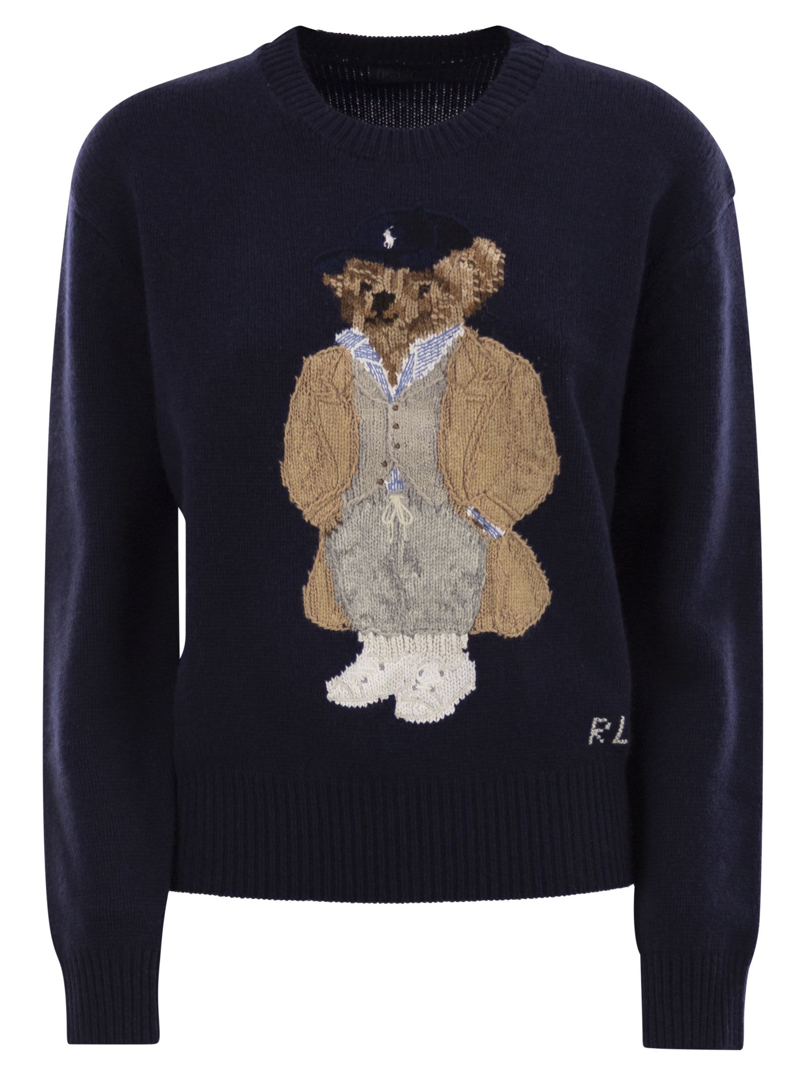 Polo Ralph Lauren Sweater Pullover Hunter Navy In Blue