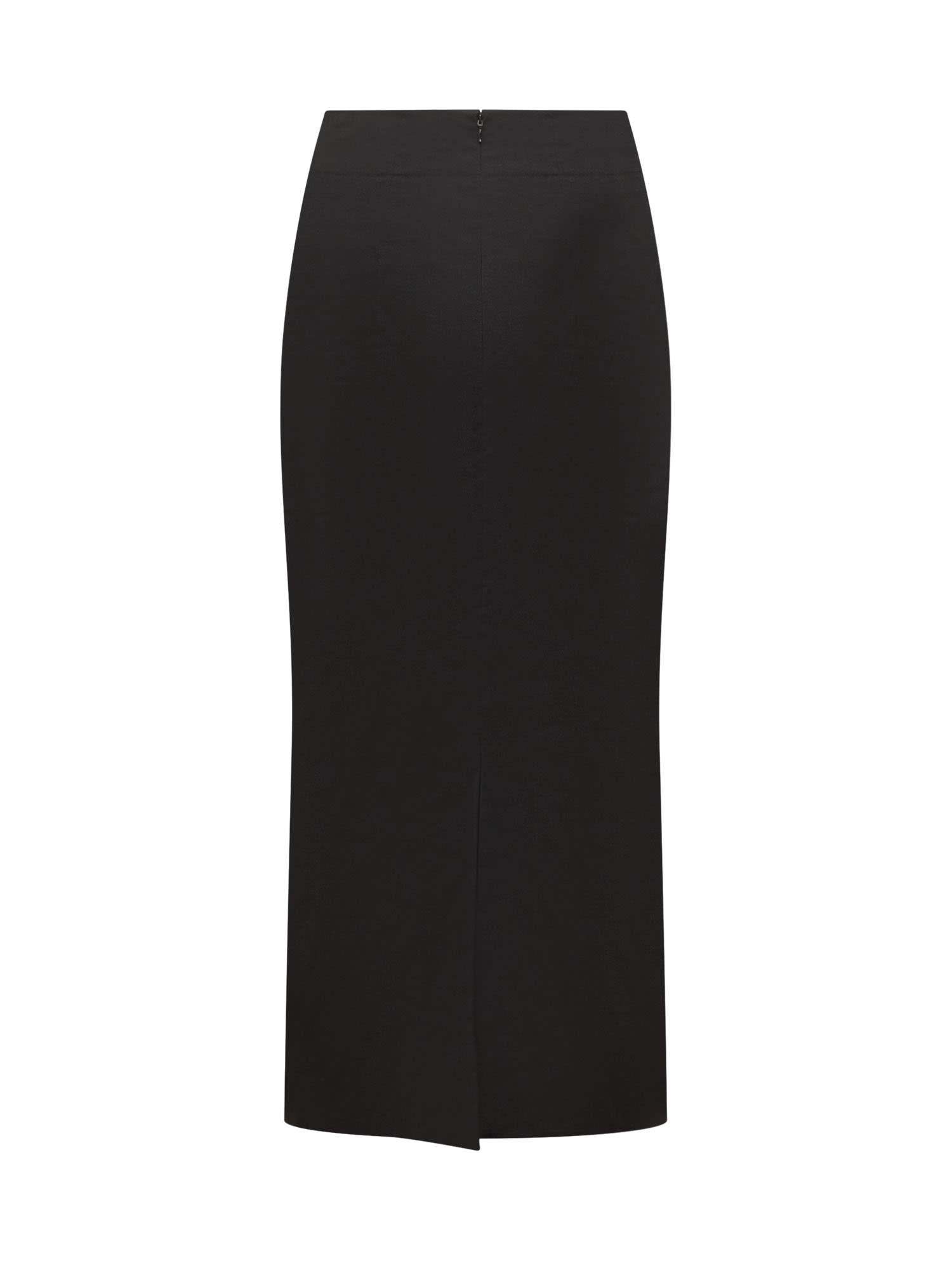 Shop Philosophy Di Lorenzo Serafini Skirt In Nero