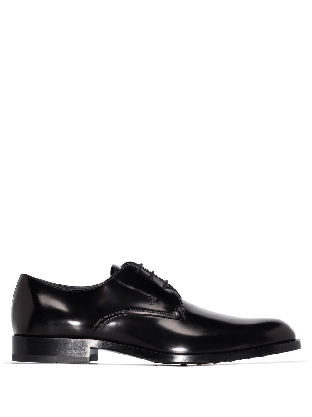 Shop Tod's Derbies In Black