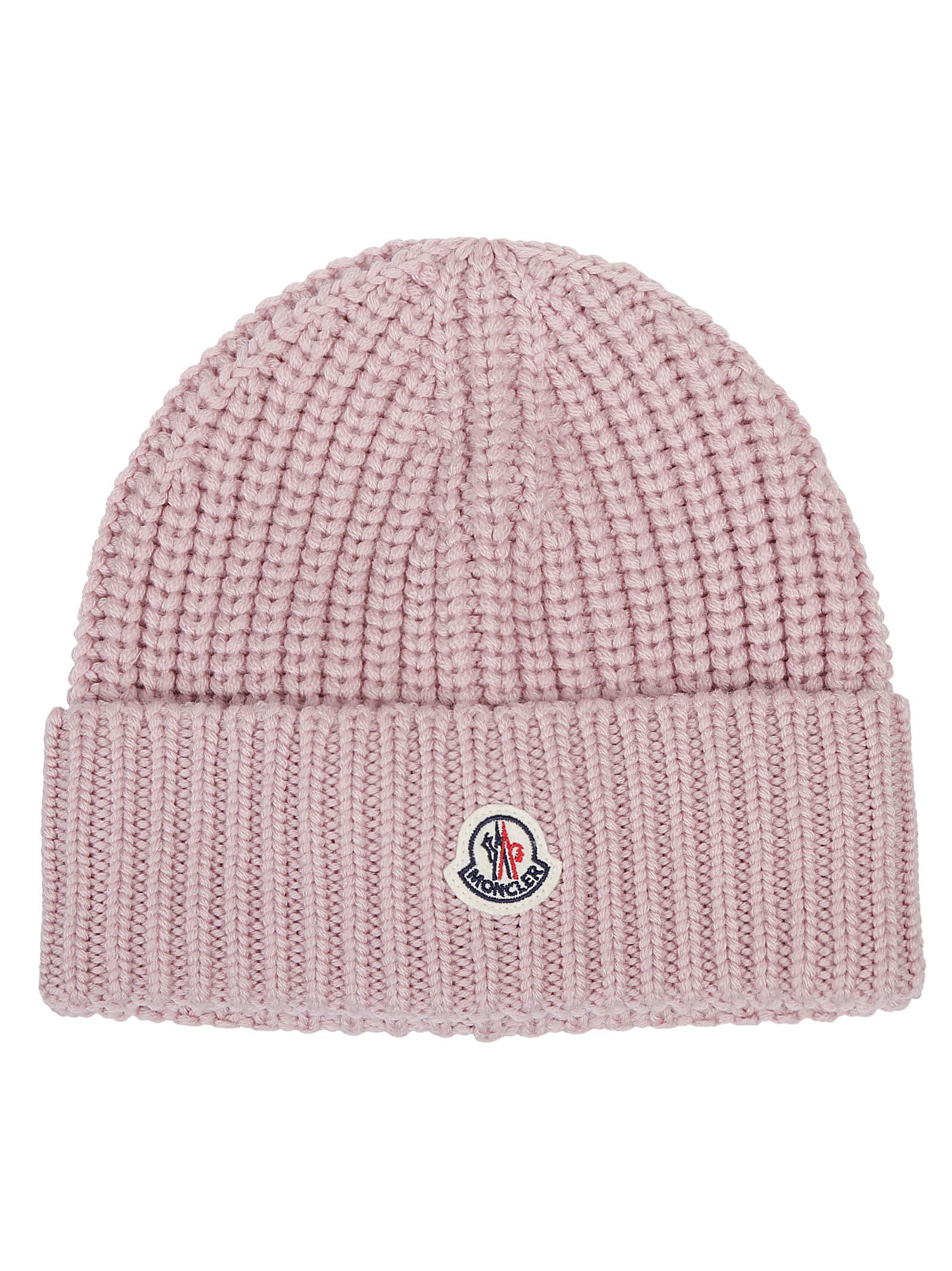 Moncler Tricot Beanie In A Rosa