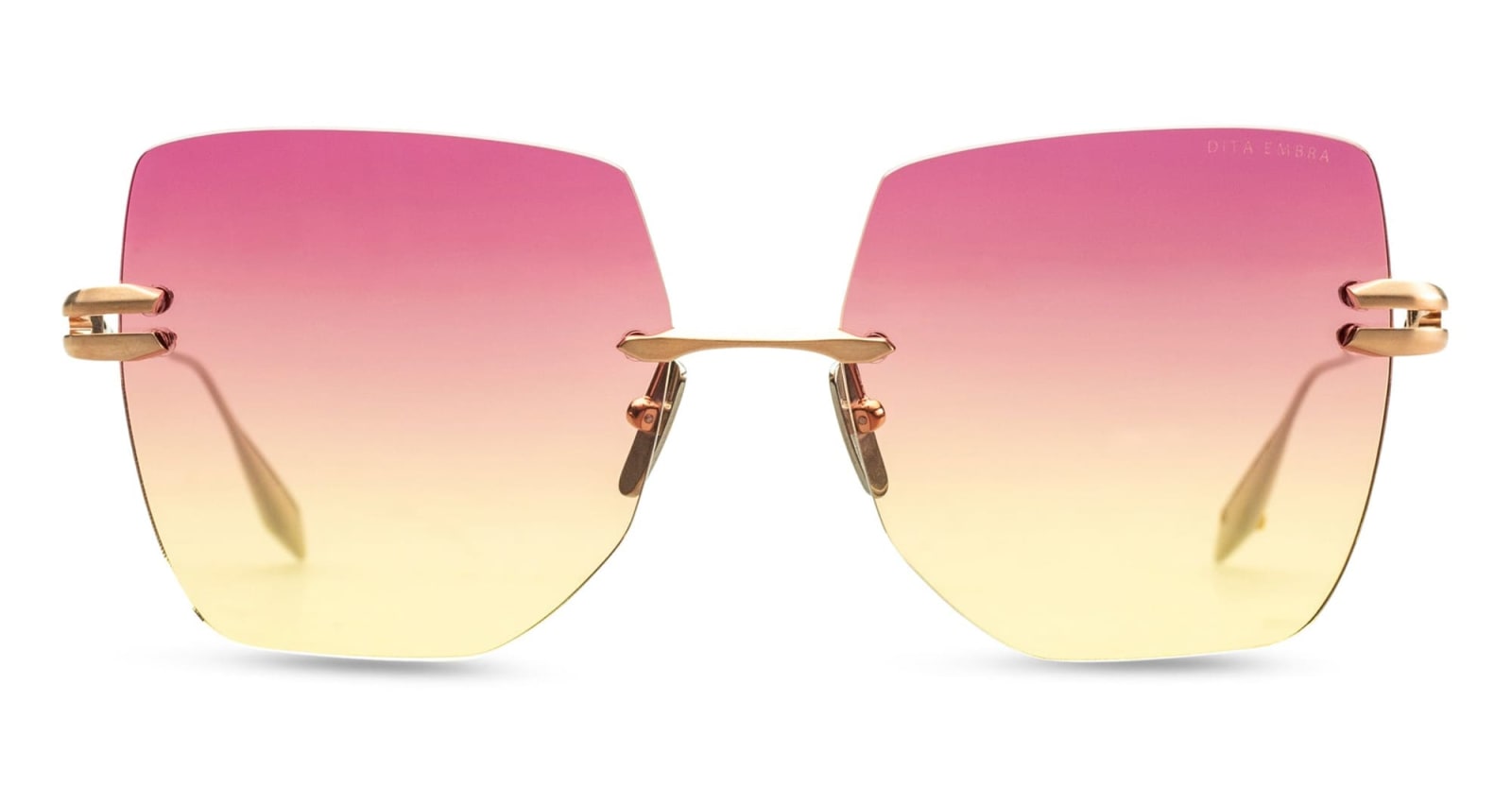 Embra - Brushed Rose Gold Sunglasses