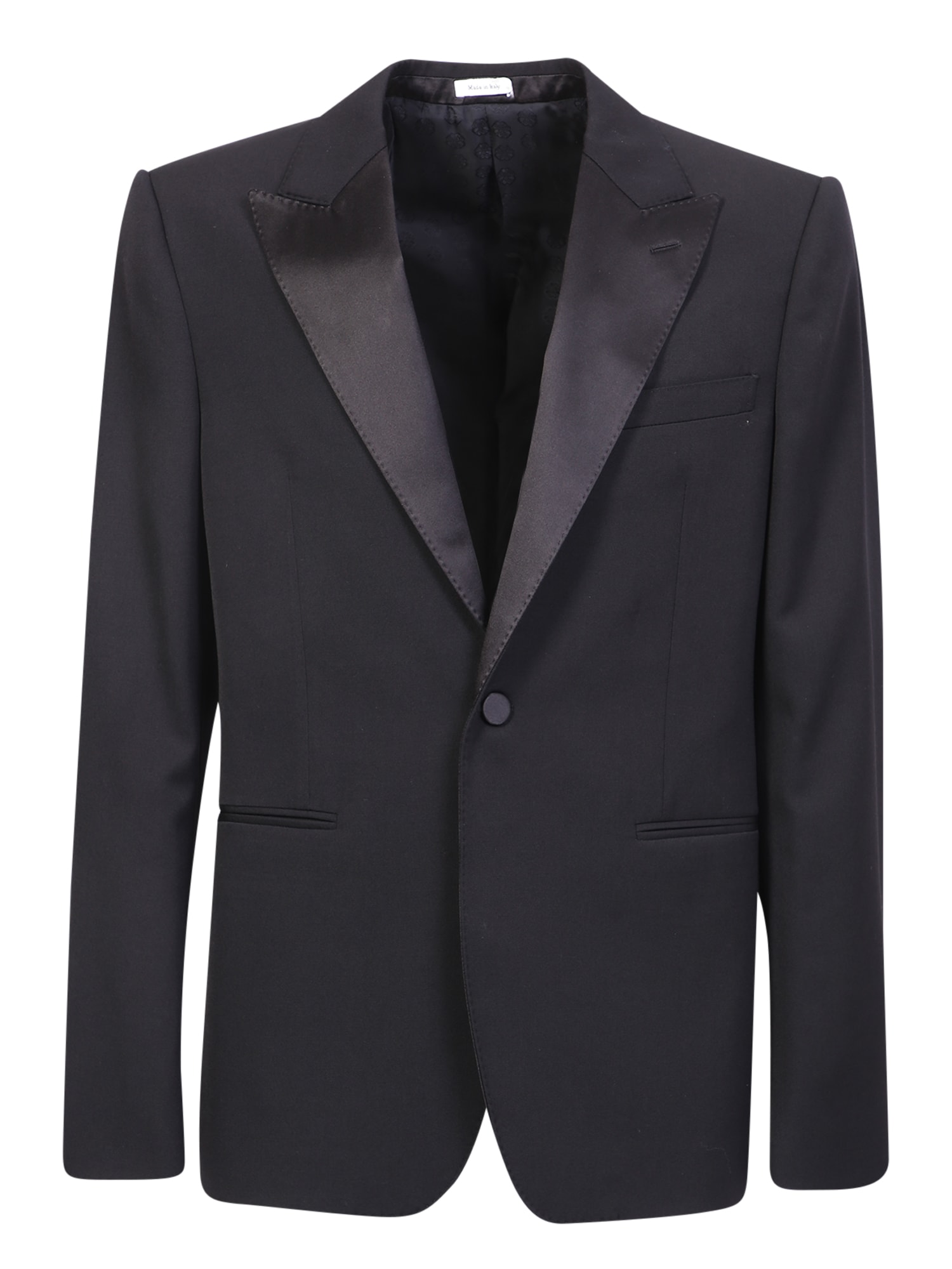 Shop Alexander Mcqueen Black Tailored Jacket