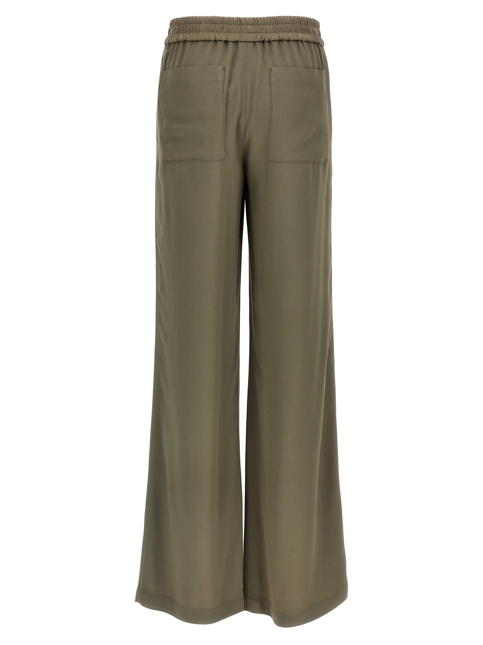 Ami Alexandre Mattiussi Elasticated Trousers In Beige