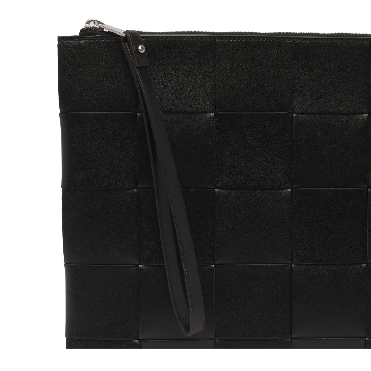 Shop Bottega Veneta Pochette Cassette Grande In Black