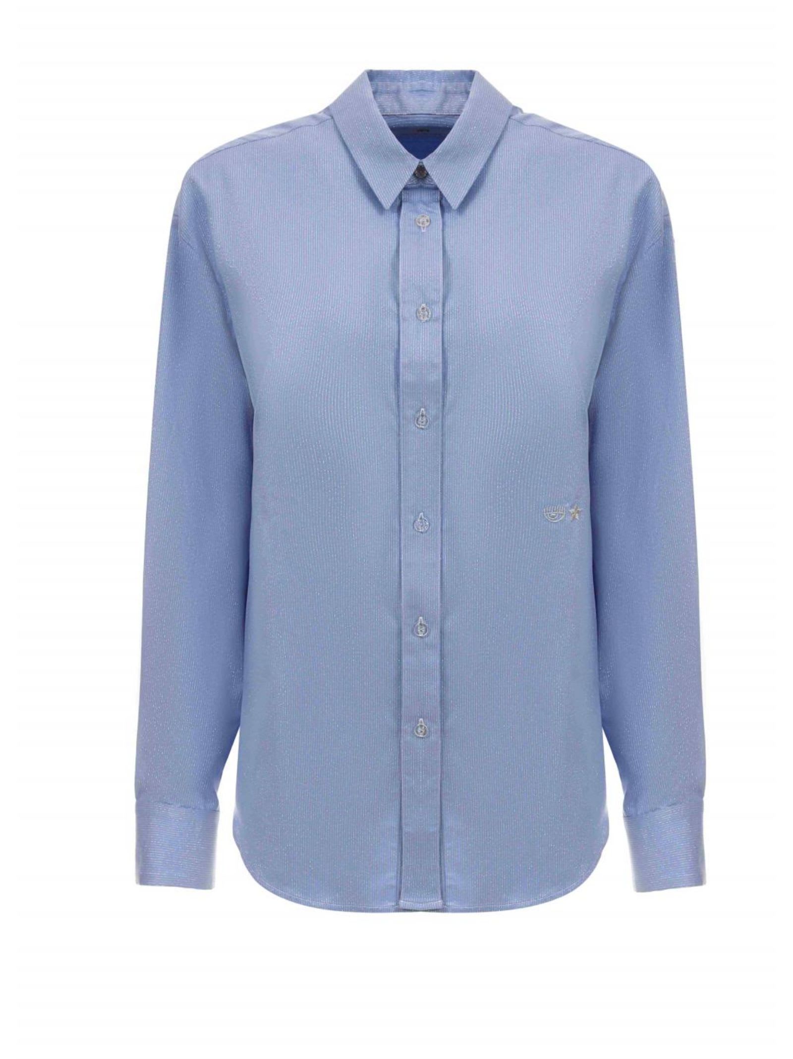 Shop Chiara Ferragni Shirts In Blue