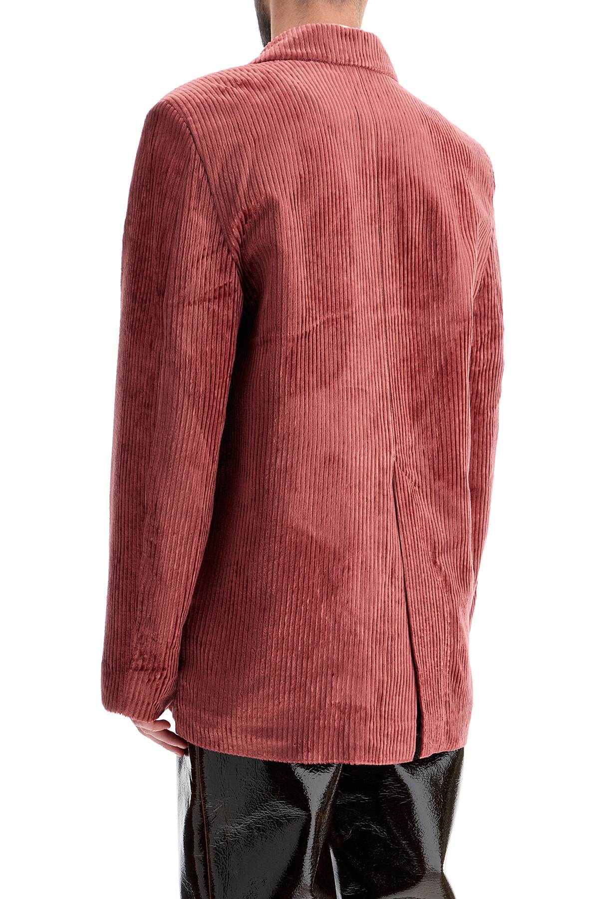 Shop Séfr Corduroy Blazer For Men In Irregular Puszta Cord (pink)