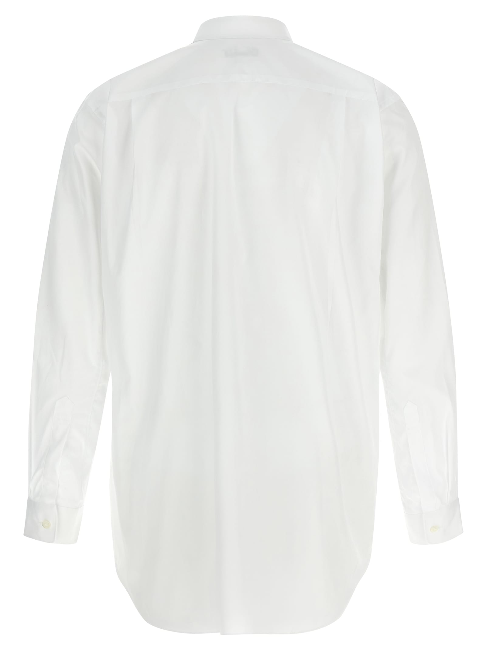 Comme Des Garçons Play Black Heart Shirt In White