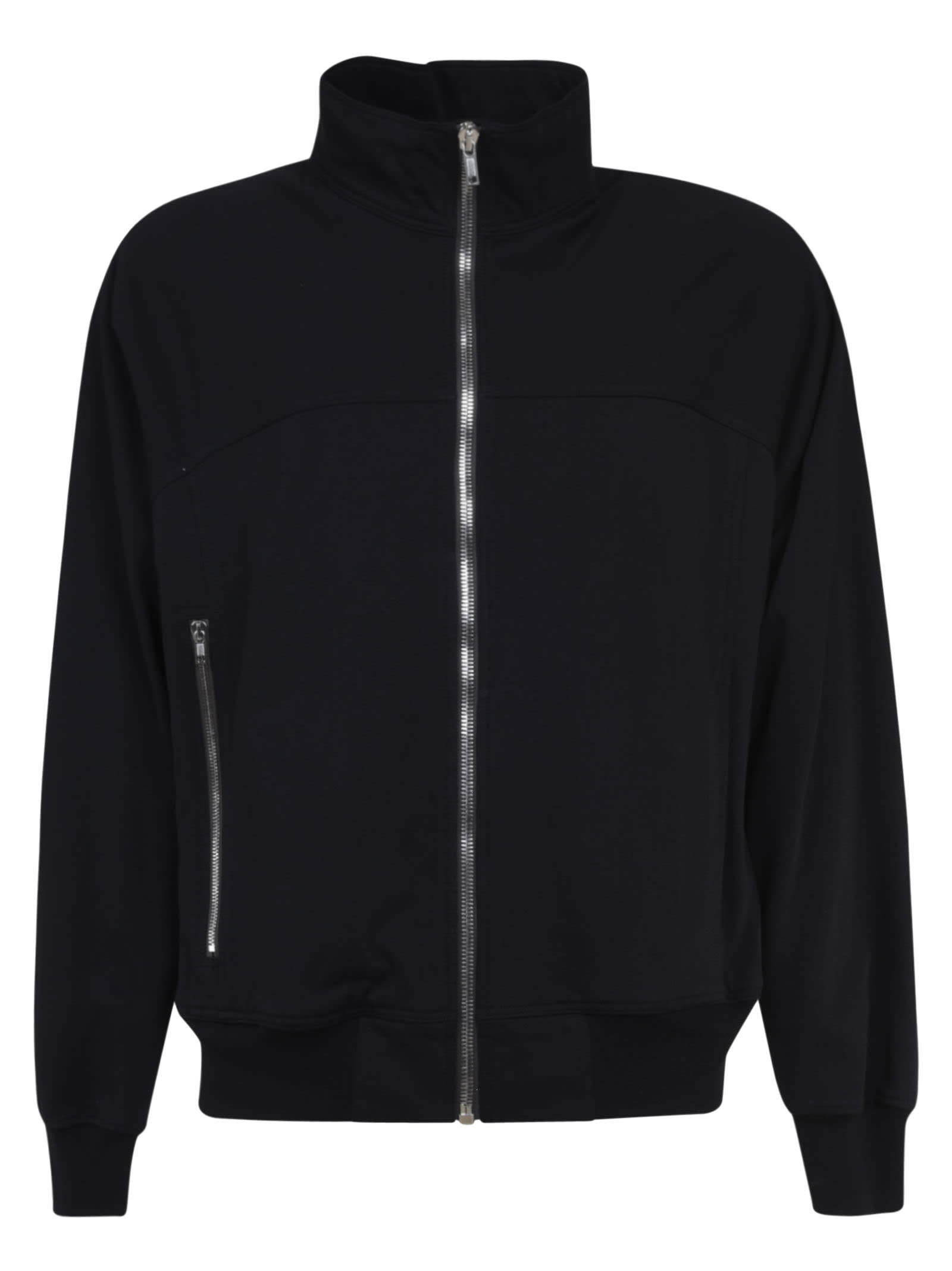 RICK OWENS ZIP FRONT TRACK JACKET,RU21S6271BA09 09