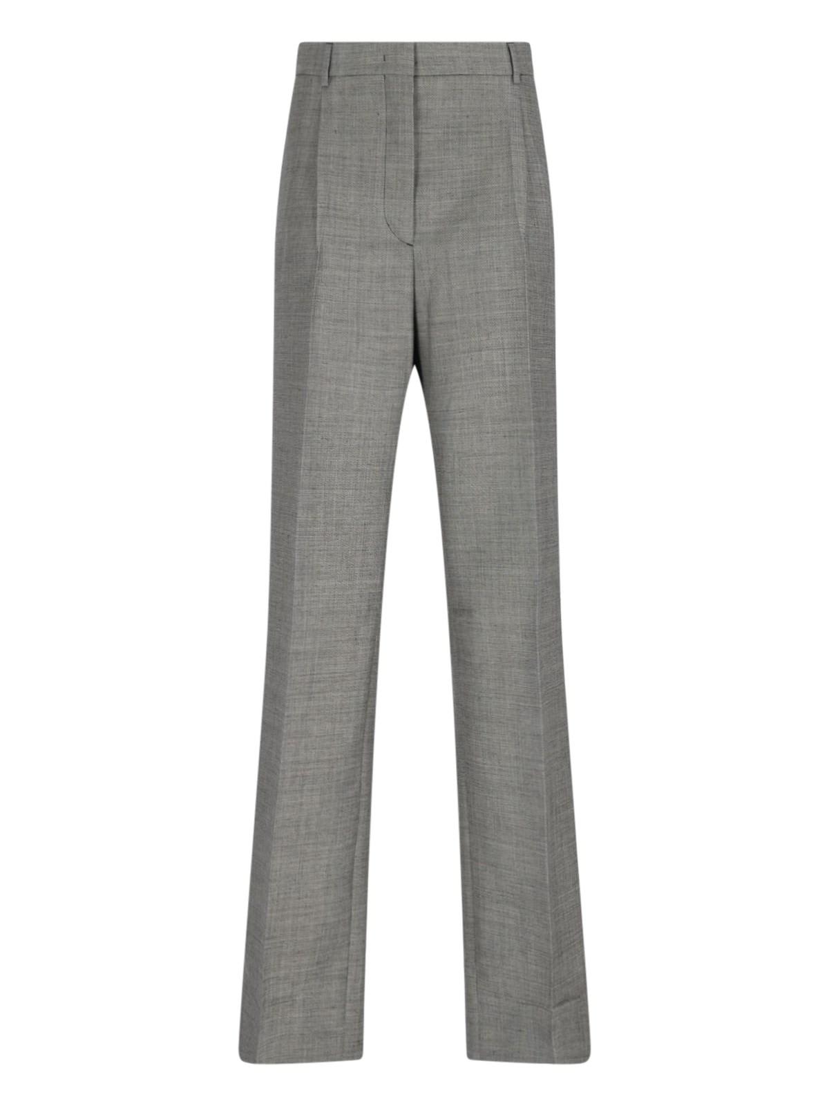 Prada Straight Pants In Gray