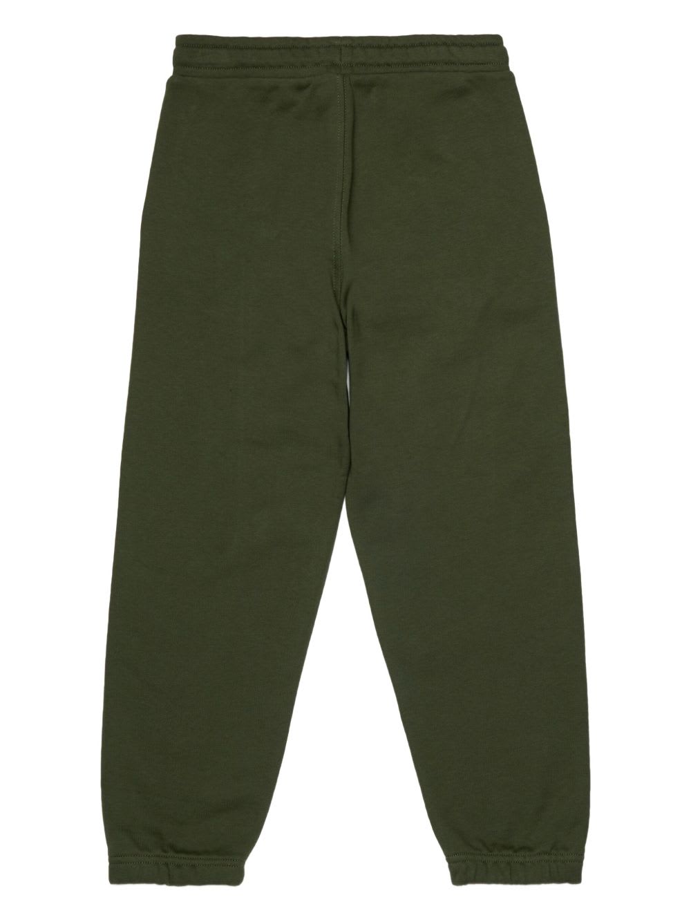 Diesel Kids Cotton Trackpants In Green