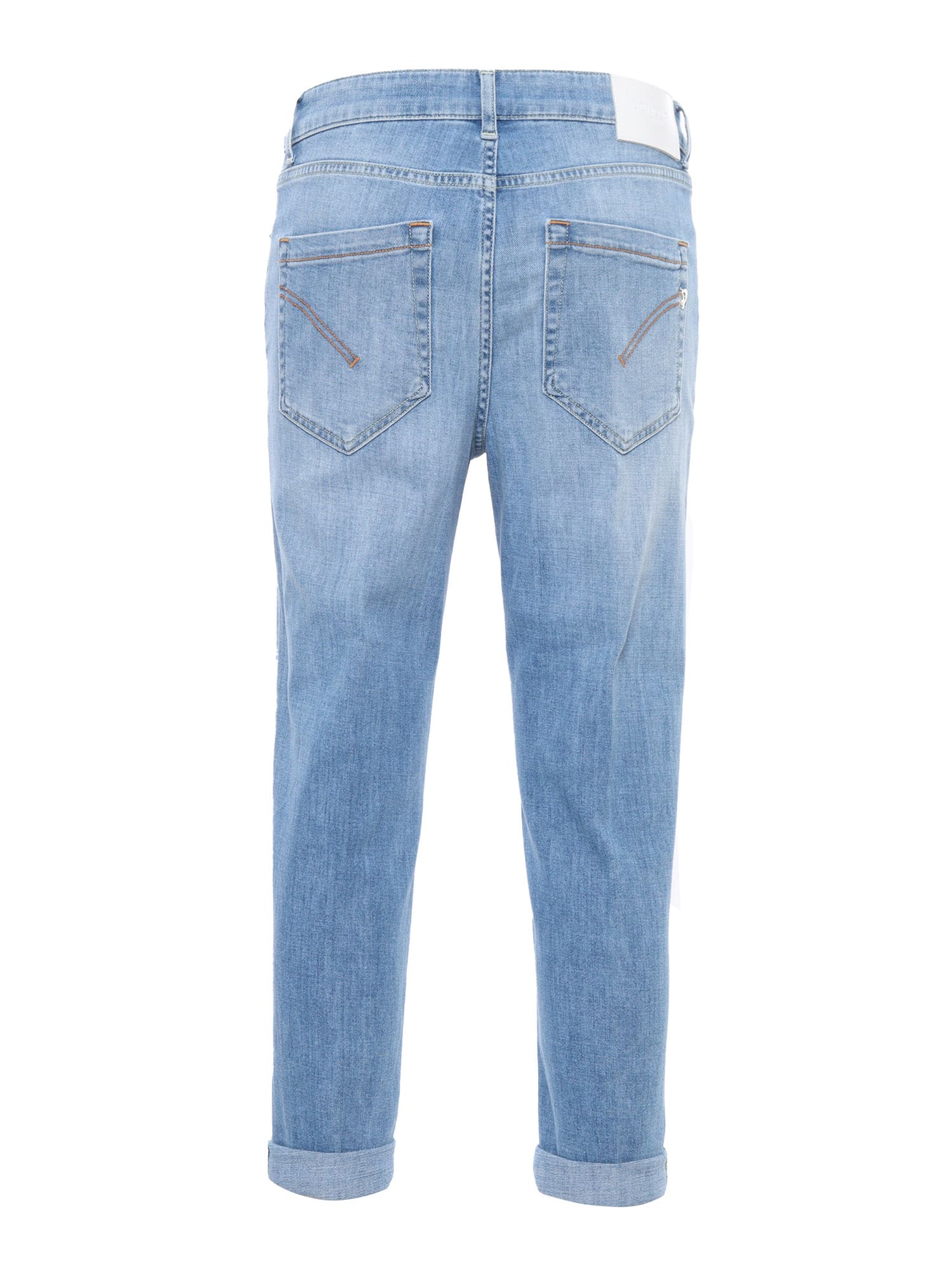 Shop Dondup Light-blue High Waisted Jeans