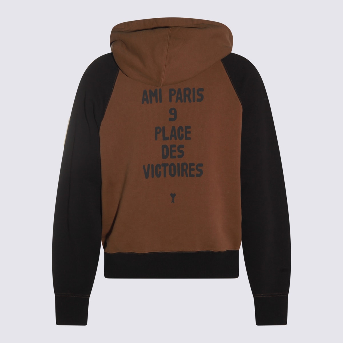 Ami Alexandre Mattiussi Ami Paris Men Cotton Colorblock Hoodie In Multi