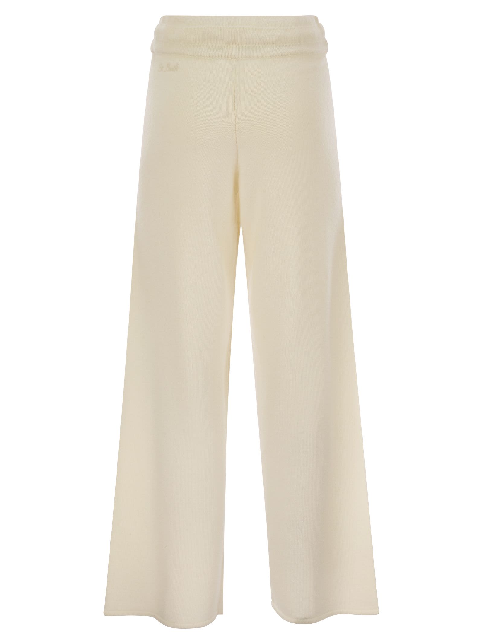 Mc2 Saint Barth Cambon - Wide-leg Trousers In White