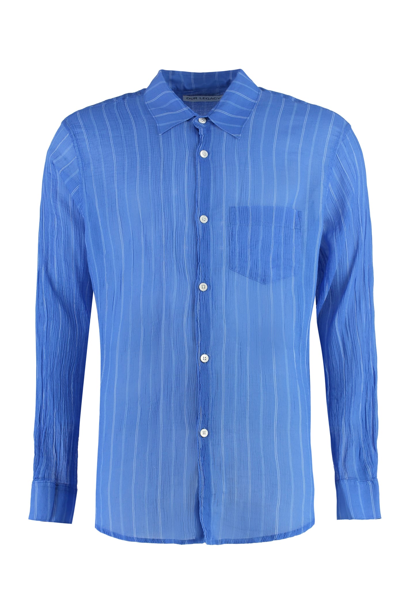 OUR LEGACY STRIPED COTTON SHIRT