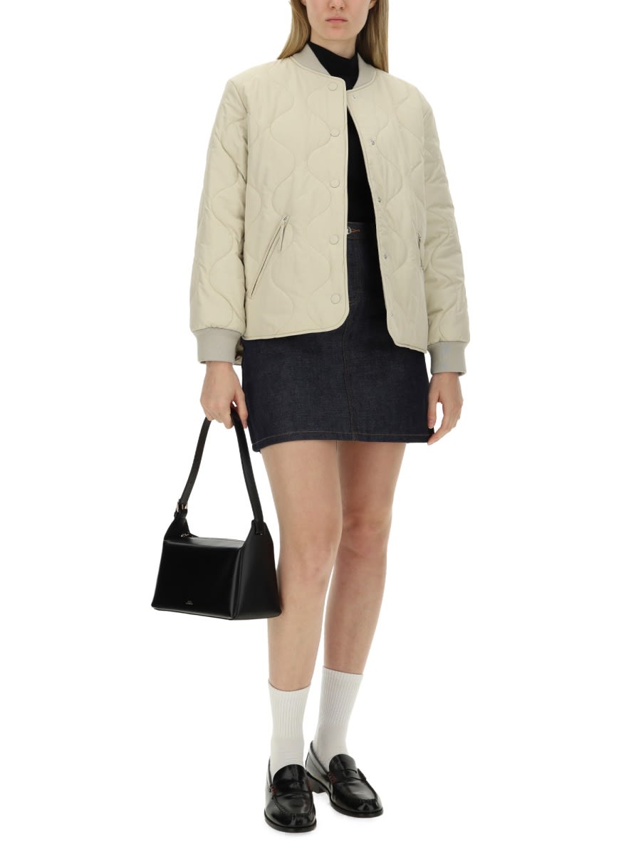 Shop Apc Jacket Camila In White