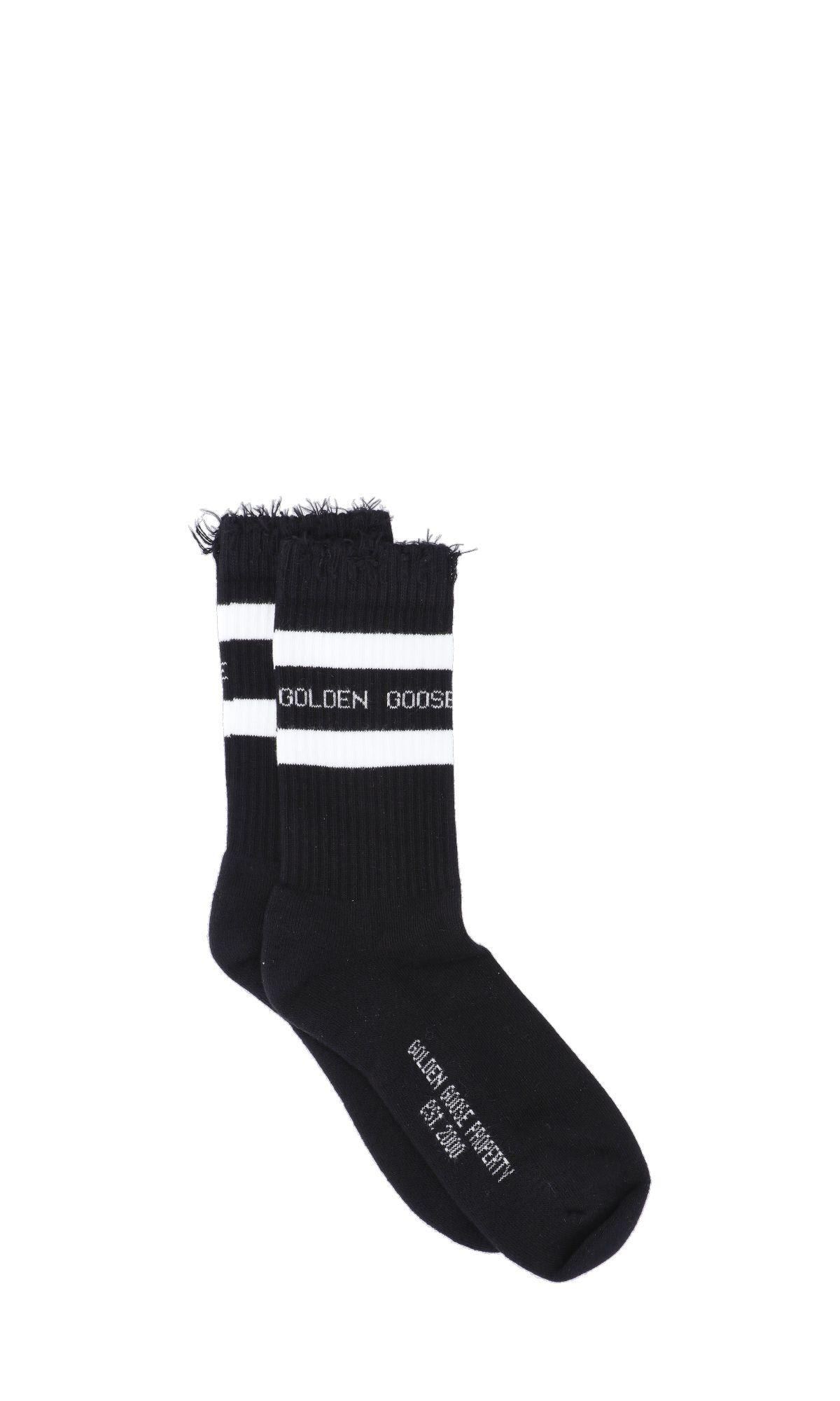 Golden Goose Logo Socks