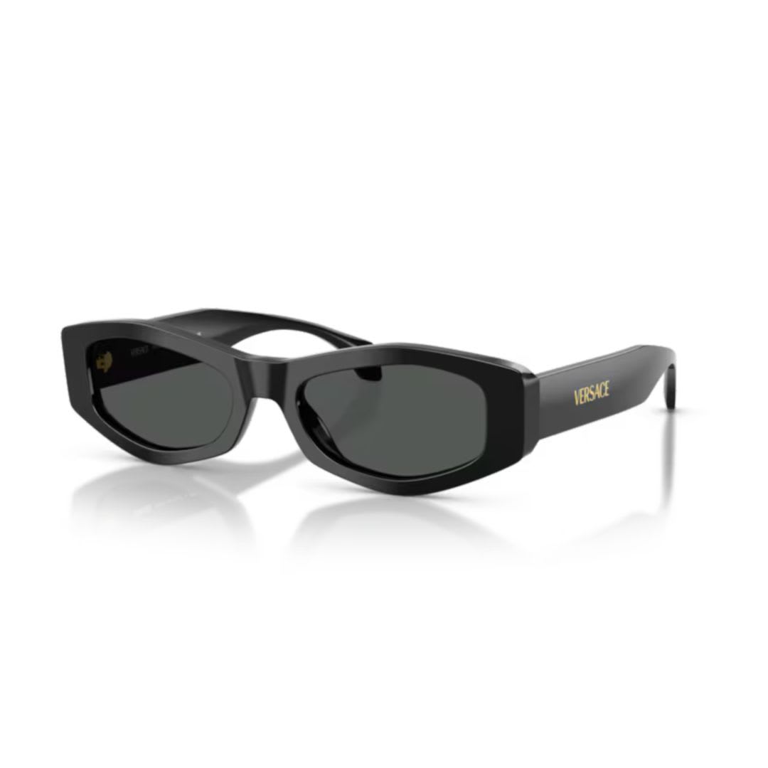 Versace Signature Sunglasses In Black