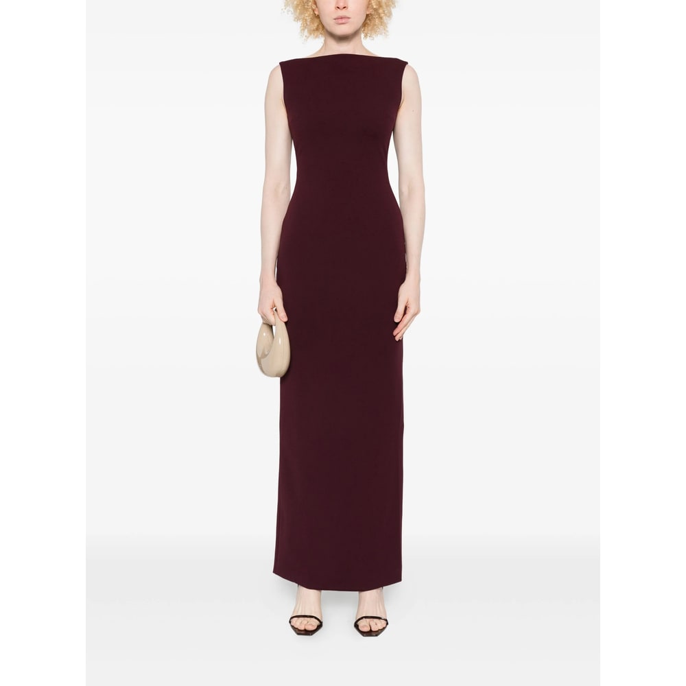 Solace London Dresses Red In Brown