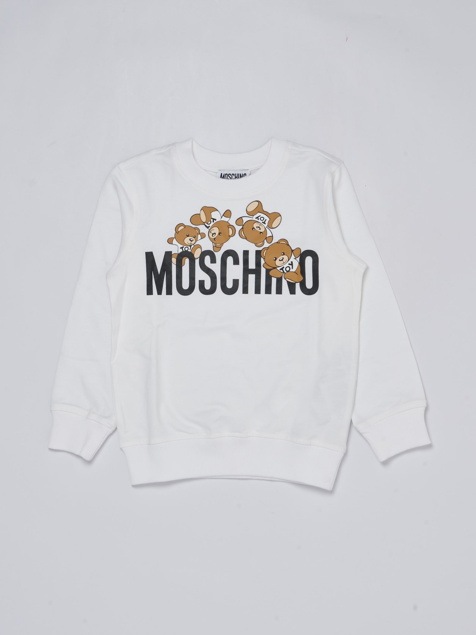 Moschino Kids' Sweatshirt Sweatshirt In Bianco