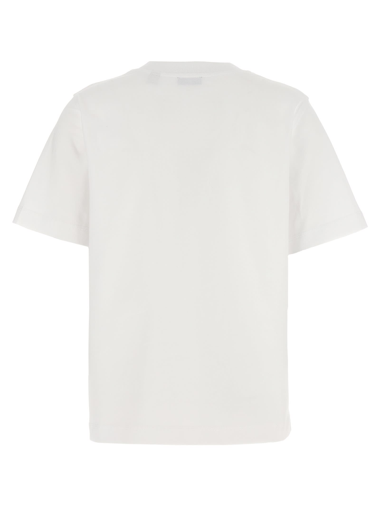 Shop Burberry Ekd T-shirt In White