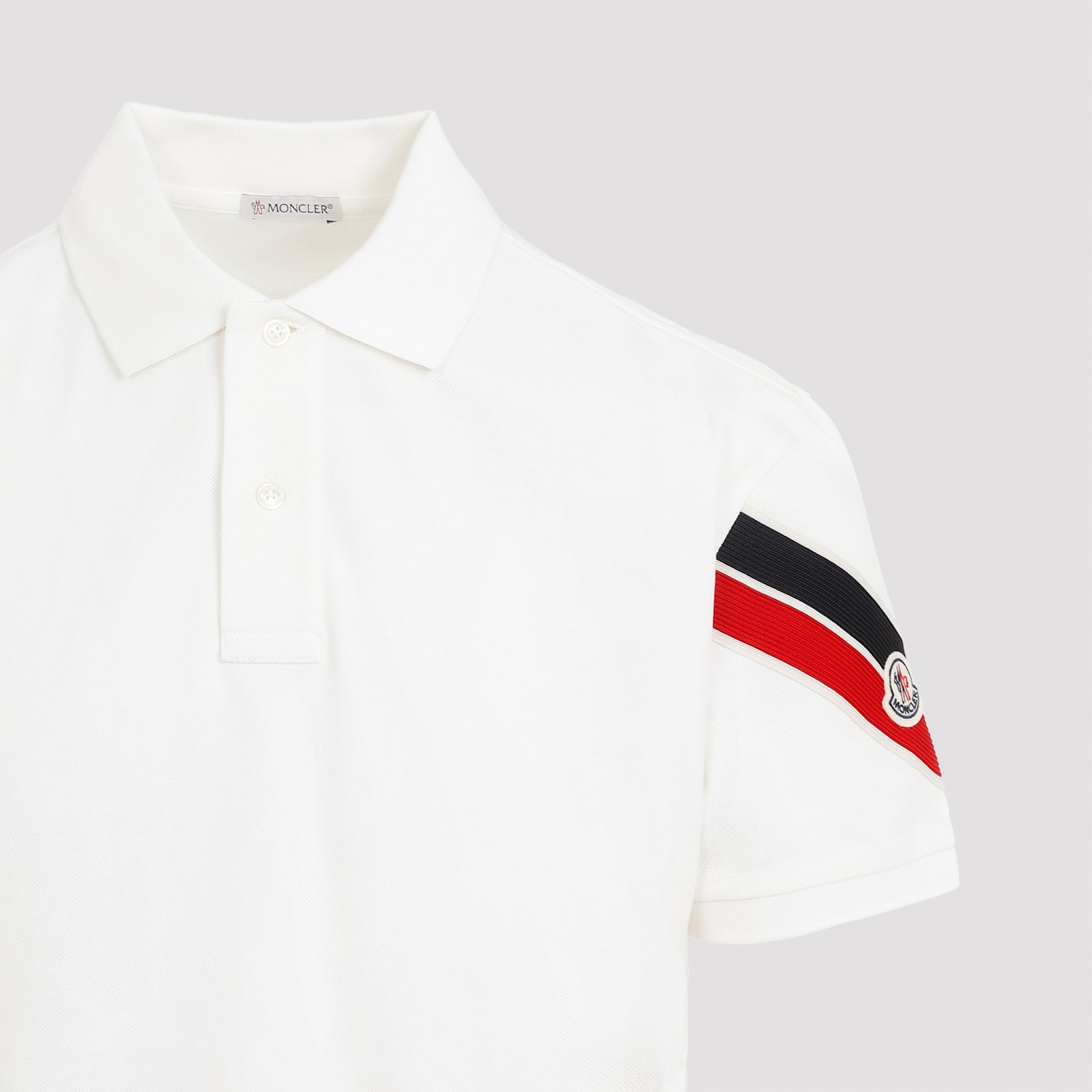 Shop Moncler Ss Polo In White