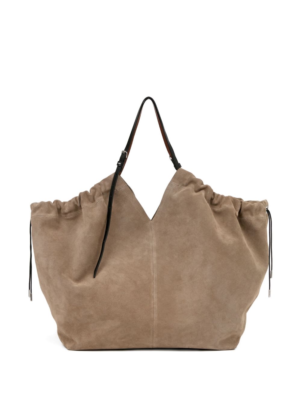 Maison Margiela Belt Bag Leather Tote In Neutral