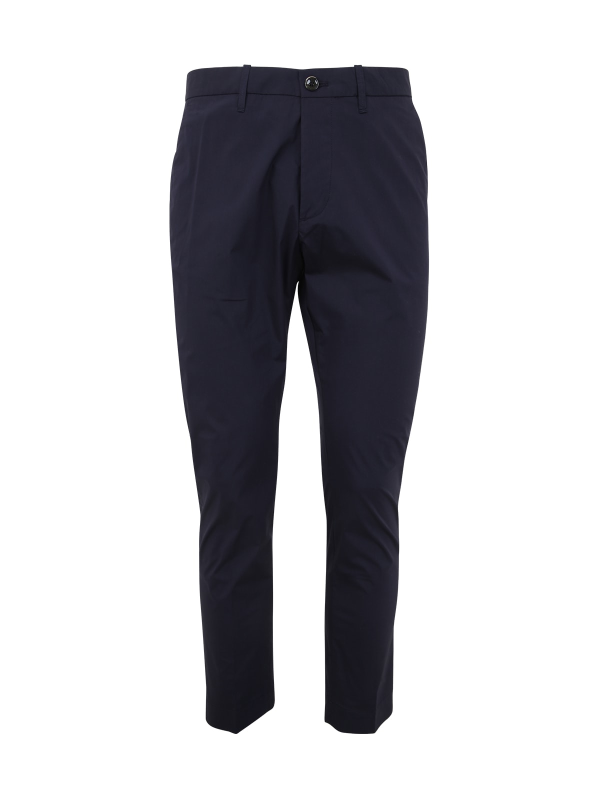 Shop Nine In The Morning Easy Slim Chino Trouser In Navy Blue