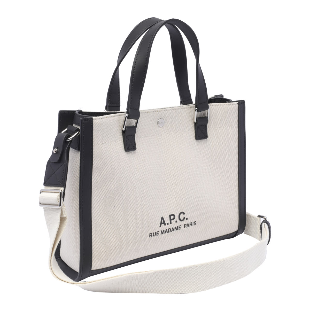 Shop Apc Camille 2.0 Tote Bag In Noir