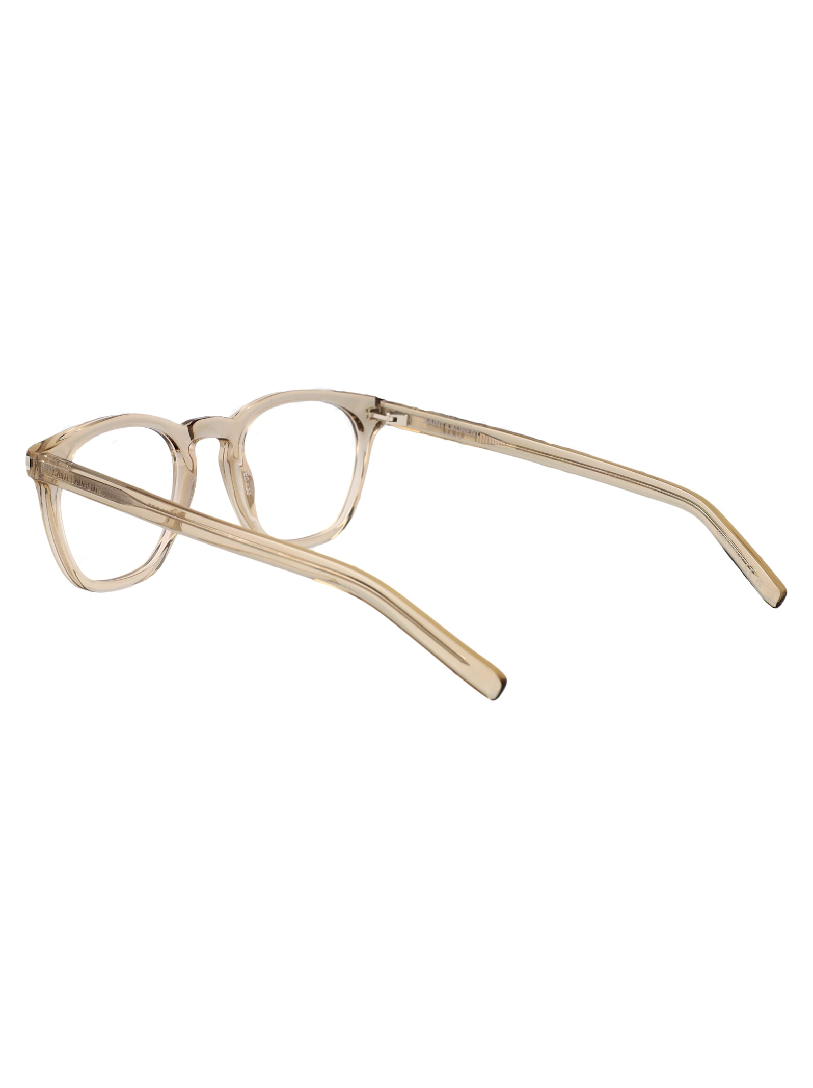 Saint Laurent Yellow-yellow-transparent Recycled Acetate Glasses