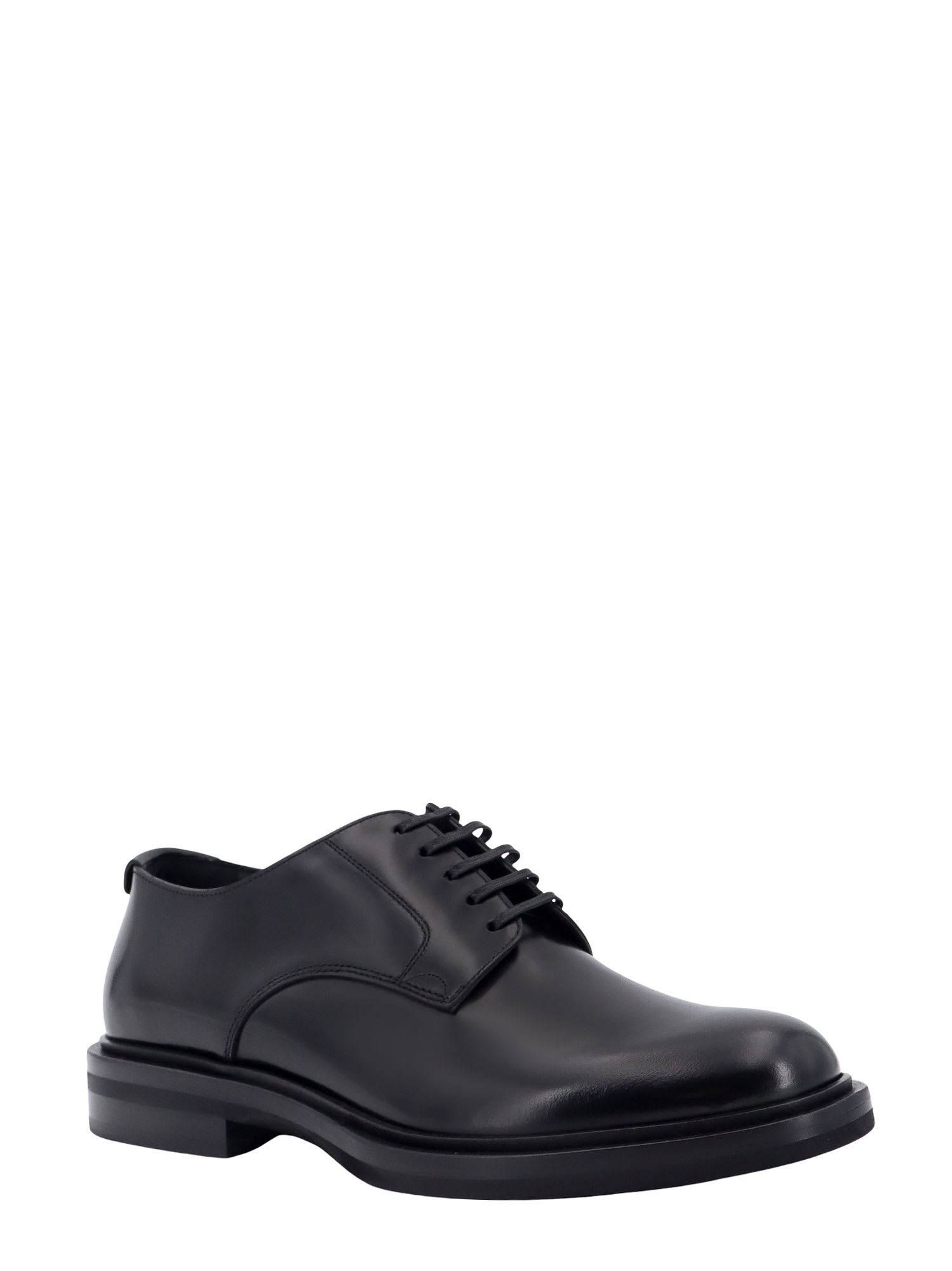 Shop Dolce & Gabbana Lace Up Shoe In Nero