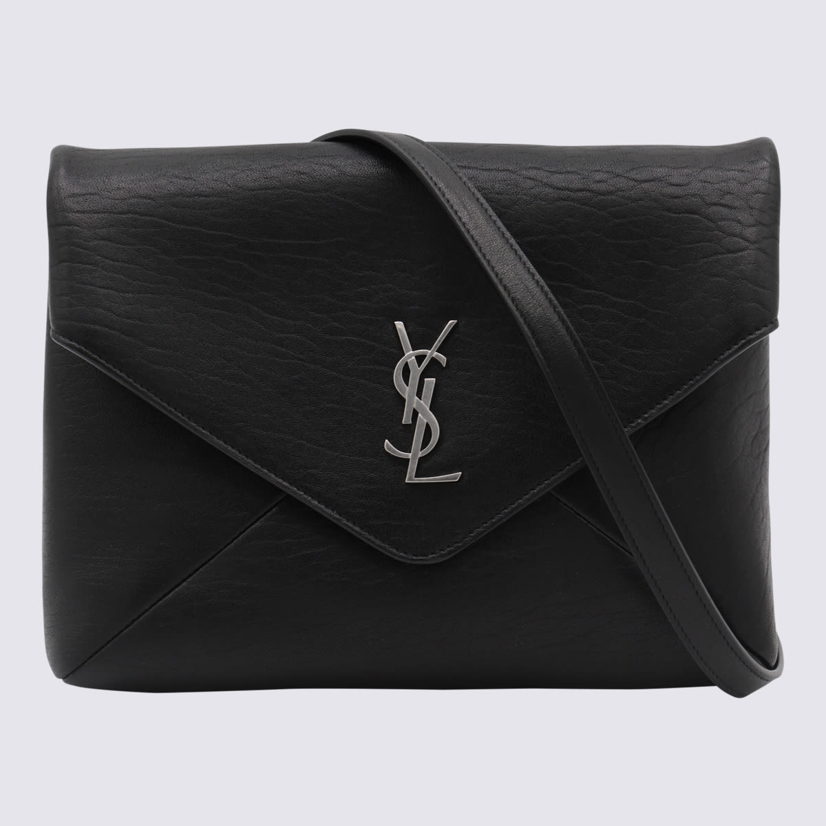 Saint Laurent Black Leather Crossbody Bag