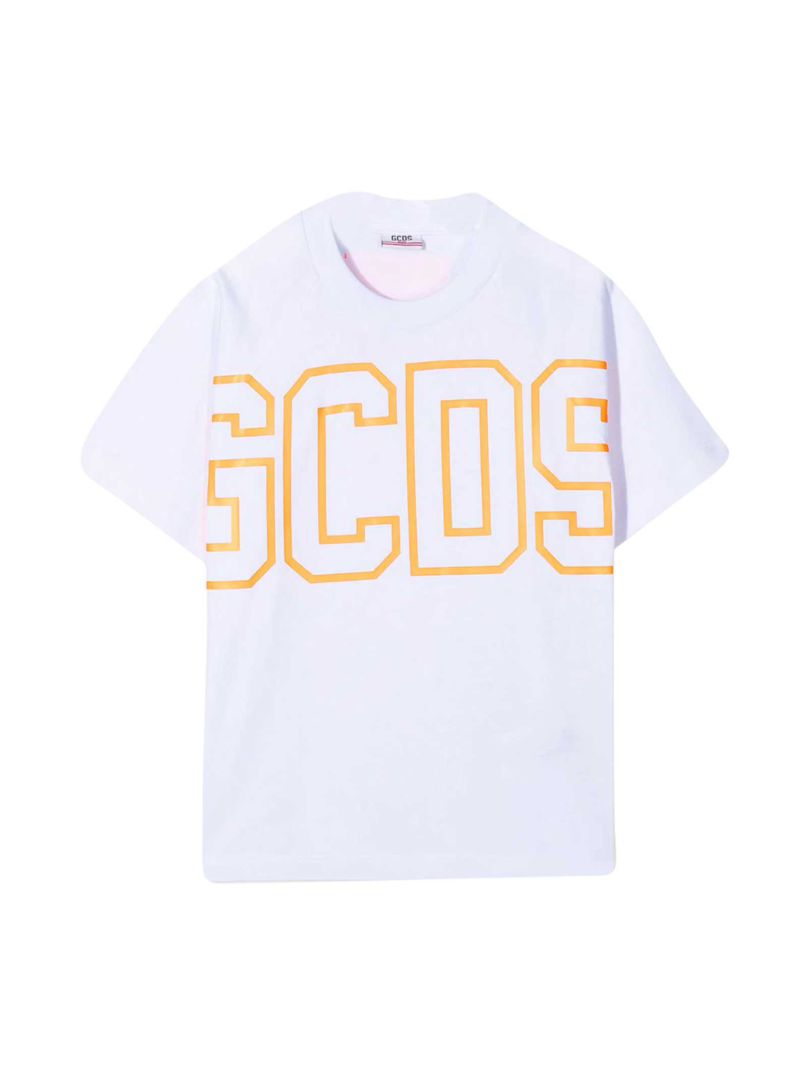 GCDS Mini Diadora Junior White T-shirt