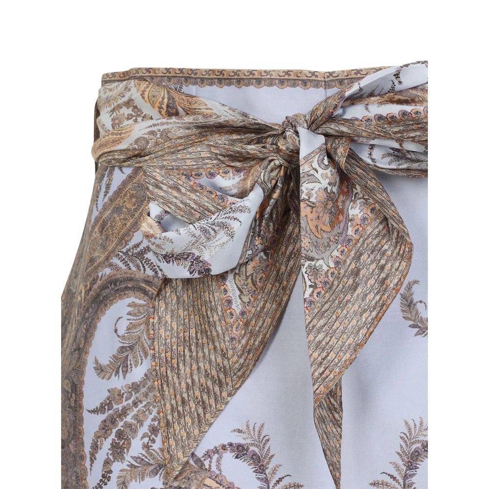 Zimmermann Hypnotic Shorts In Blue