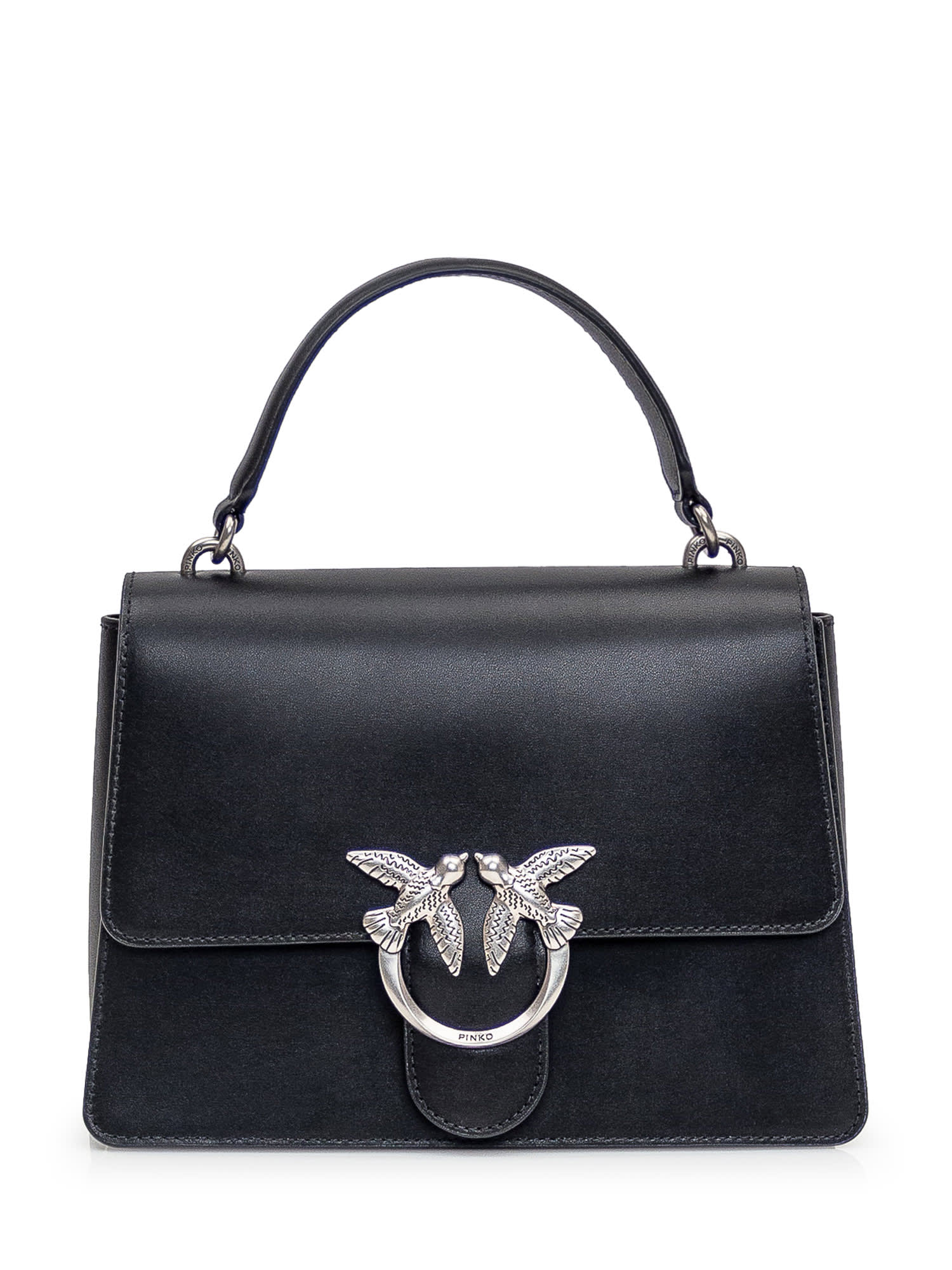Shop Pinko Love One Bag In Black